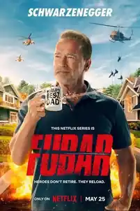 FUBAR poster artwork showing the lead characters in an action-comedy scene